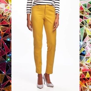 Old Navy Women’s Yellow High Rise Pixie Pants